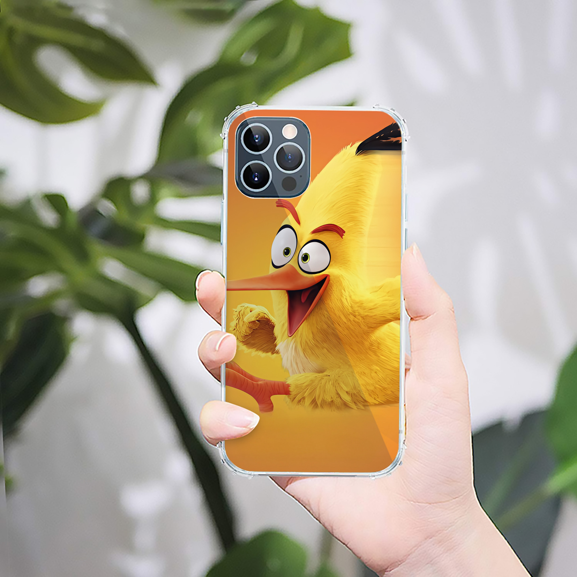 （画像用） Angry Birds アングリーバード 【iPhone 12シリーズ対応】透明スマホケース（クリアソフトケース）